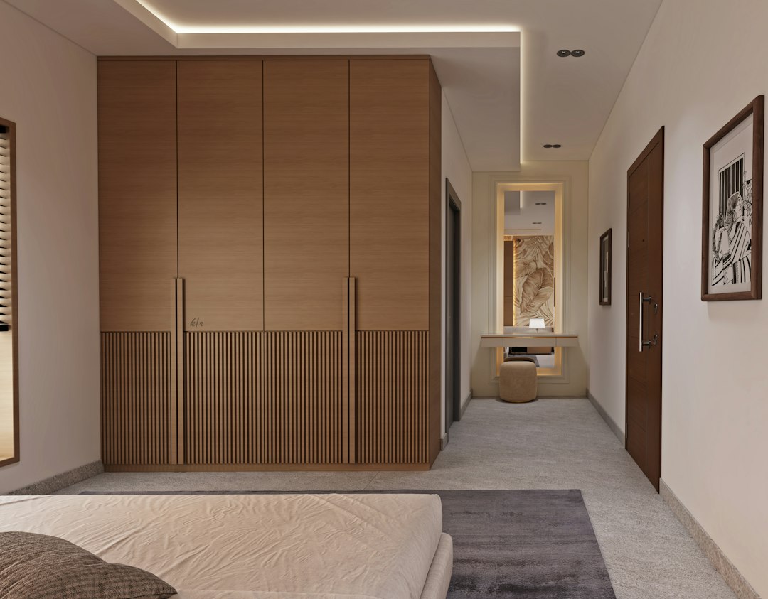 Should Interior Doors Match Wall Color in Warm Minimalist Interiors?